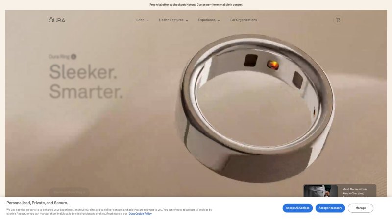 Capture d'écran de Oura Ring Gen 3