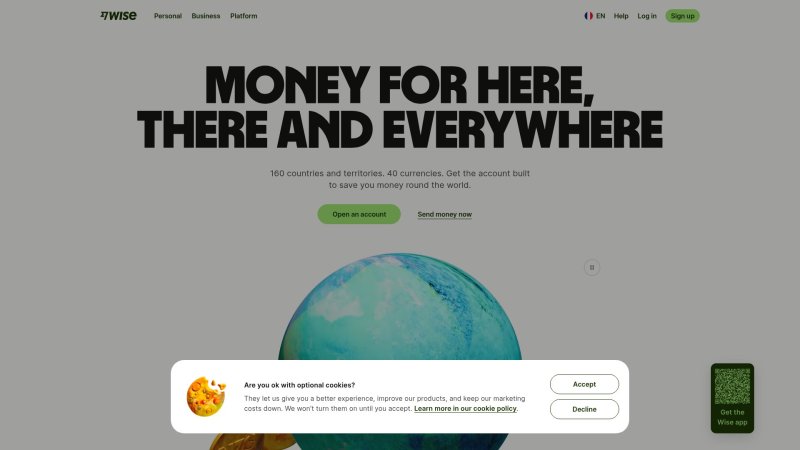 Capture d'écran de Wise