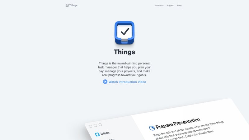 Capture d'écran de Things 3