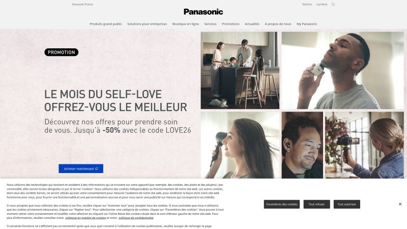 Capture d'écran de Panasonic ER-GB86