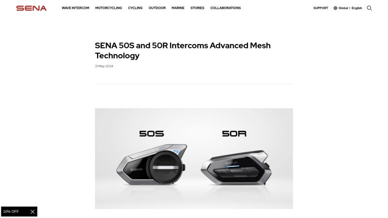 Capture d'écran de Sena 50S