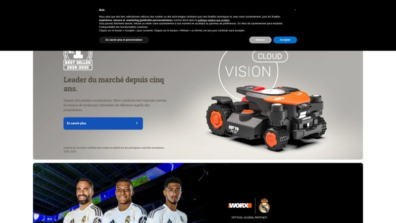 Capture d'écran de Worx Landroid M700