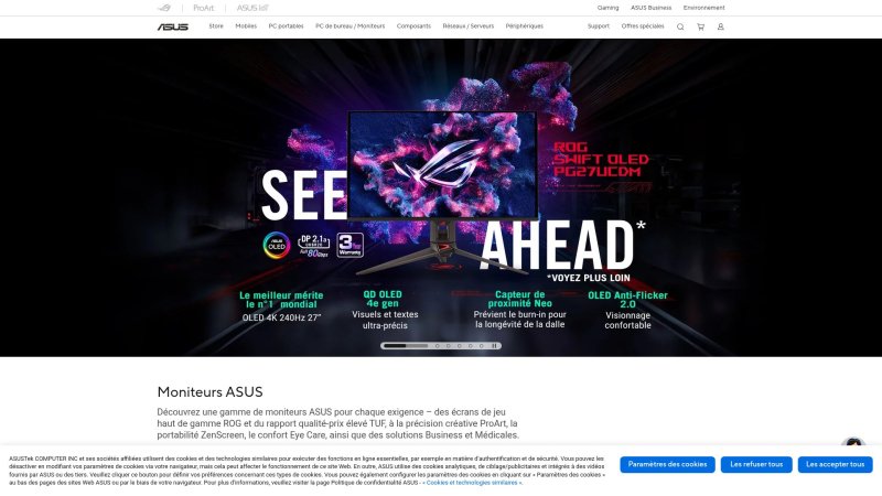 Capture d'écran de ASUS ProArt PA278QV