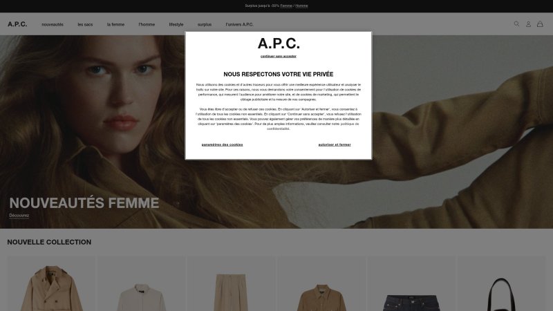 Capture d'écran de A.P.C.