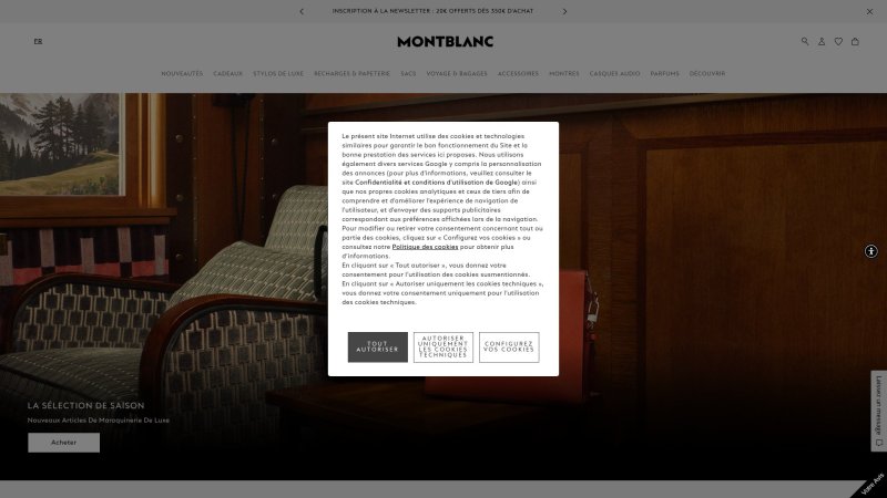 Capture d'écran de Montblanc Meisterstück