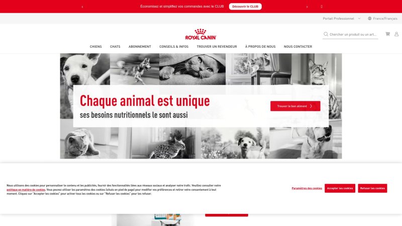 Capture d'écran de Royal Canin Medium Adult