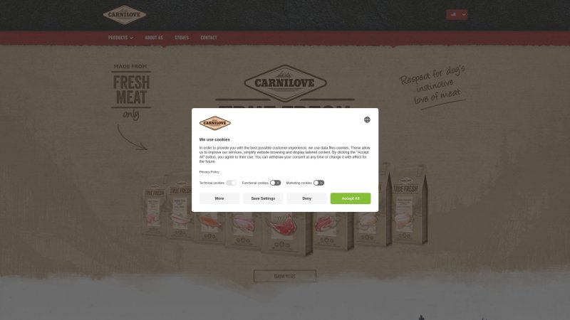 Capture d'écran de Carnilove Adult Large Breed