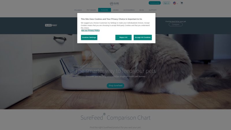 Capture d'écran de SureFeed Microchip