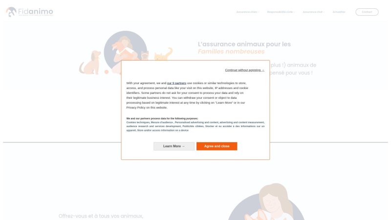 Capture d'écran de Fidanimo