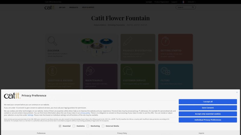 Capture d'écran de Catit Flower Fountain