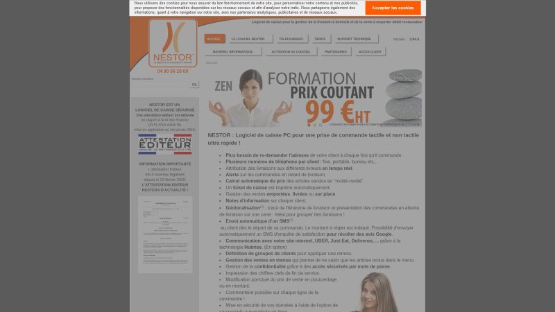 Capture d'écran de Nestor