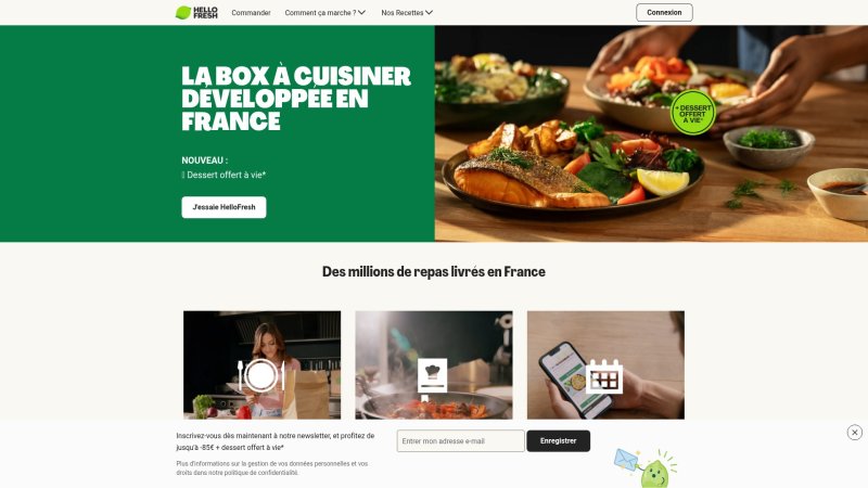 Capture d'écran de HelloFresh