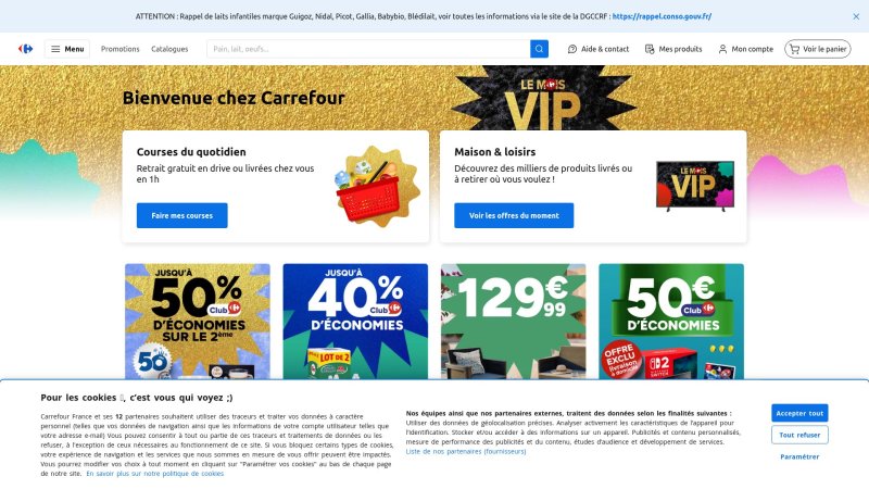 Capture d'écran de Carrefour Drive