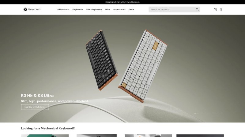 Capture d'écran de Keychron Q1 Pro