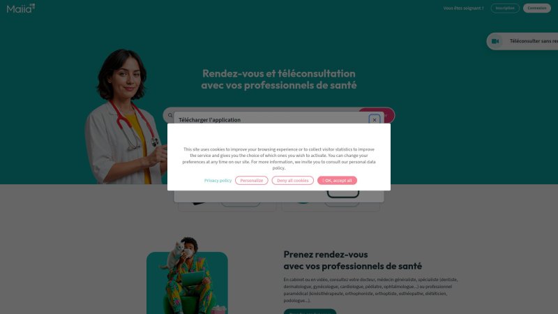 Capture d'écran de Maiia