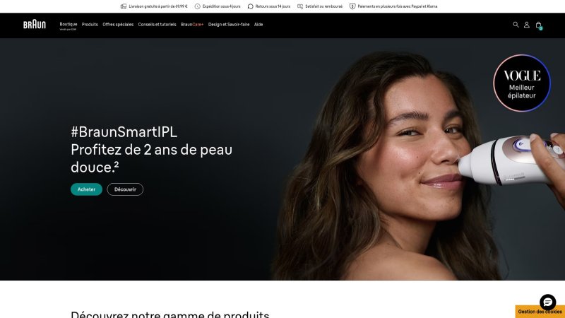 Capture d'écran de Braun ThermoScan 7