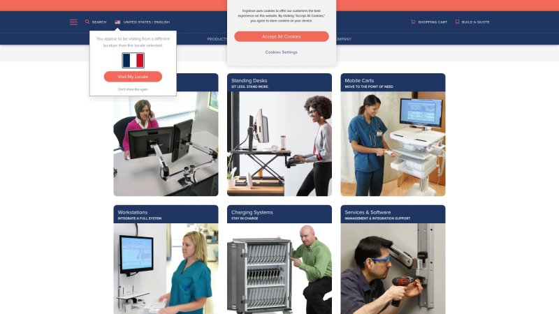 Capture d'écran de Ergotron LX