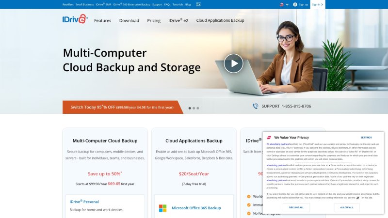 Capture d'écran de IDrive