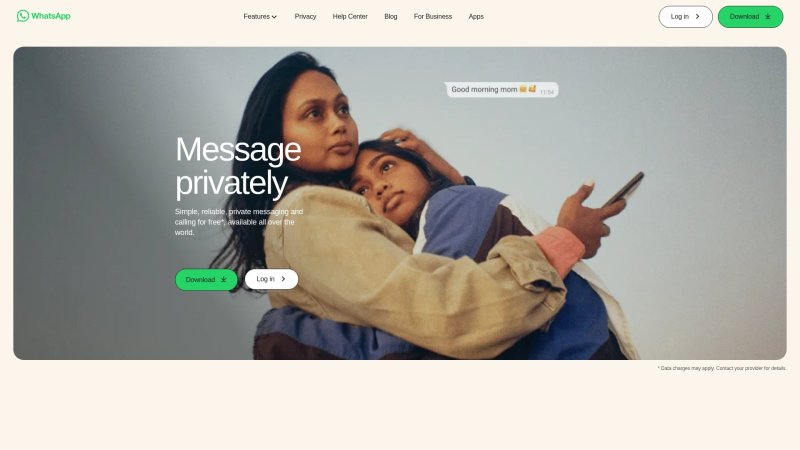 Capture d'écran de WhatsApp