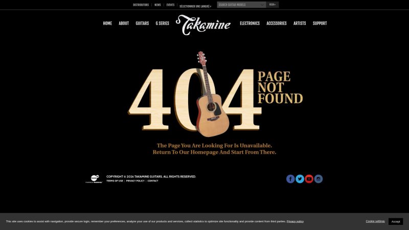 Capture d'écran de Takamine GD20