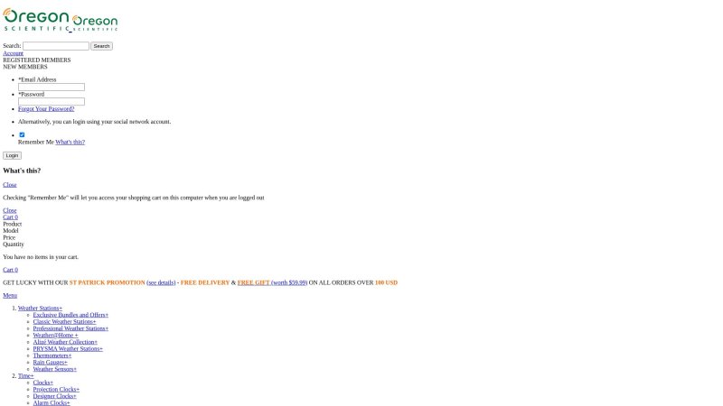 Capture d'écran de Oregon Scientific WMR86