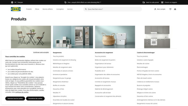 Capture d'écran de IKEA Fjällhavre