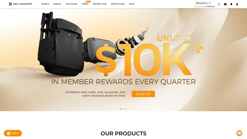 Capture d'écran de K&F Concept Nano-X