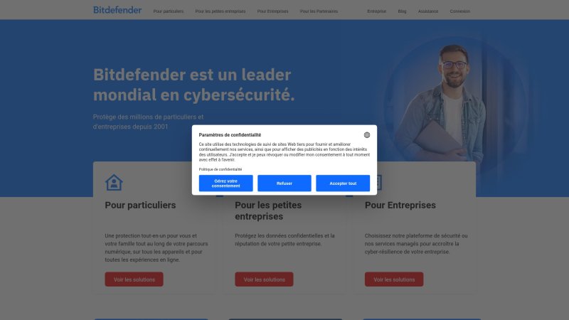 Capture d'écran de Bitdefender Total Security