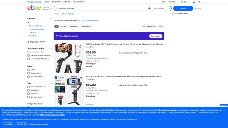 Capture d'écran de AOCHUAN Smart XE
