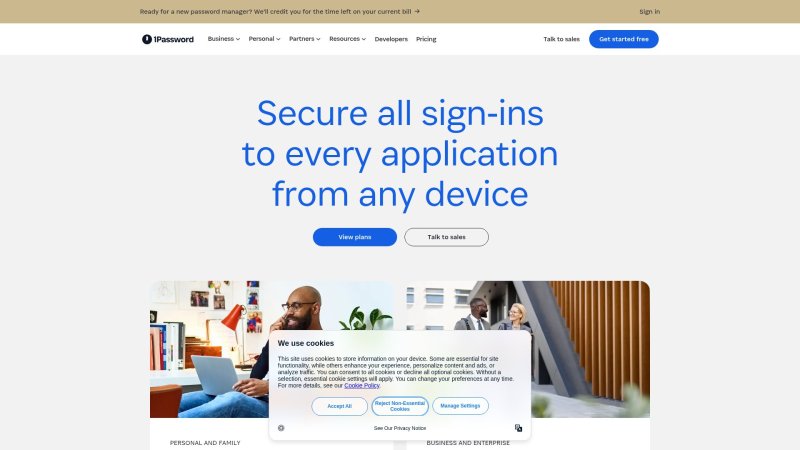Capture d'écran de 1Password