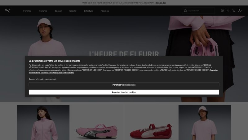 Capture d'écran de Puma Orbita LaLiga