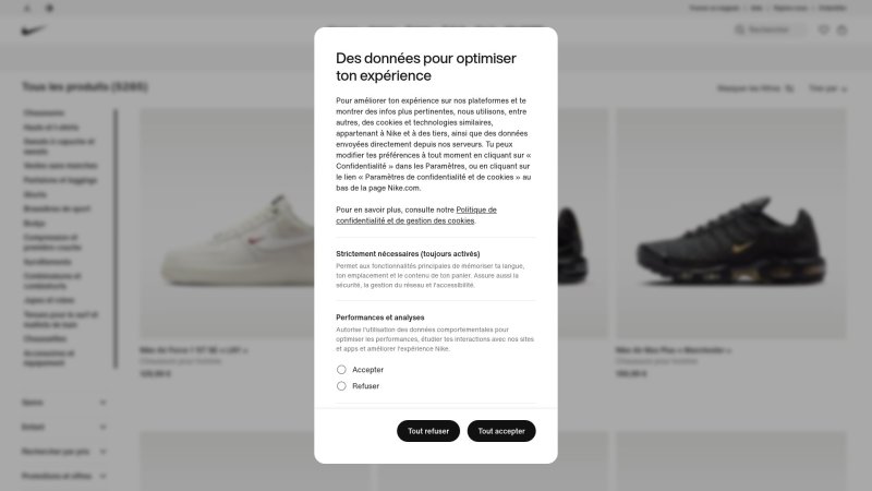 Capture d'écran de Nike Swoosh Medium