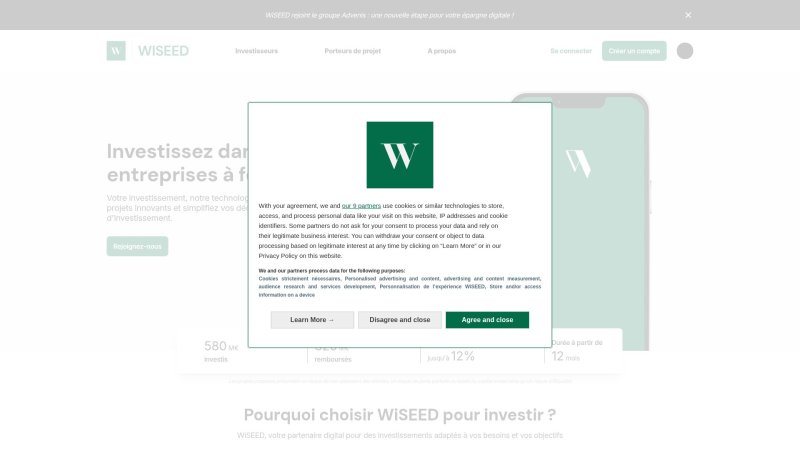 Capture d'écran de Wiseed