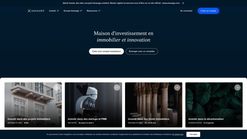 Capture d'écran de Anaxago