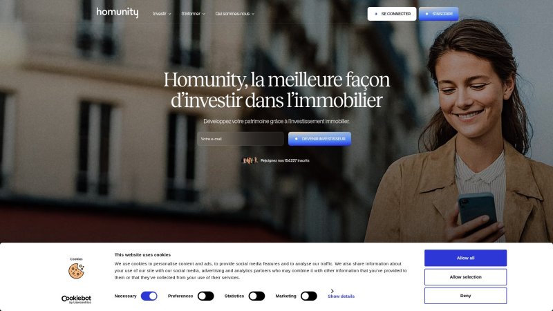 Capture d'écran de Homunity