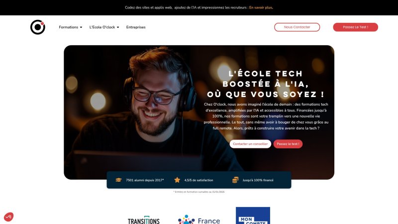 Capture d'écran de O'Clock