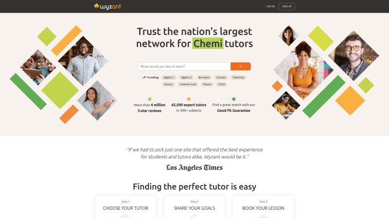 Capture d'écran de Wyzant