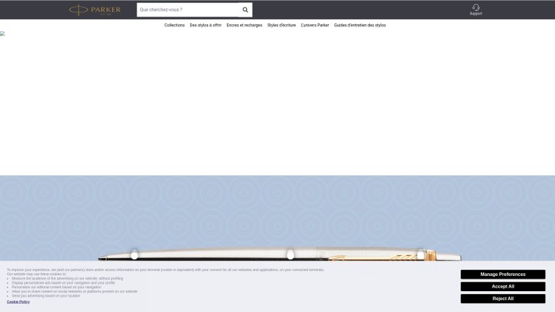 Capture d'écran de Parker Jotter