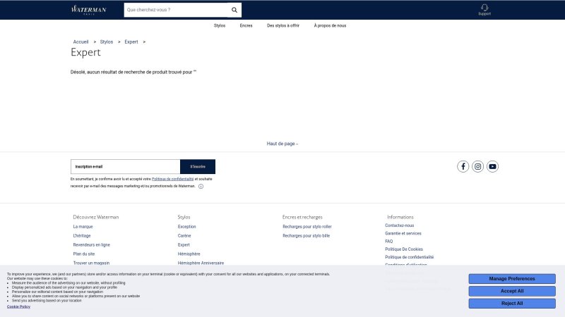 Capture d'écran de Waterman Expert