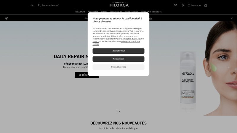 Capture d'écran de Filorga Time-Filler Serum