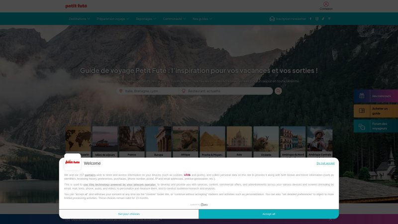 Capture d'écran de Guide du Petit Futé