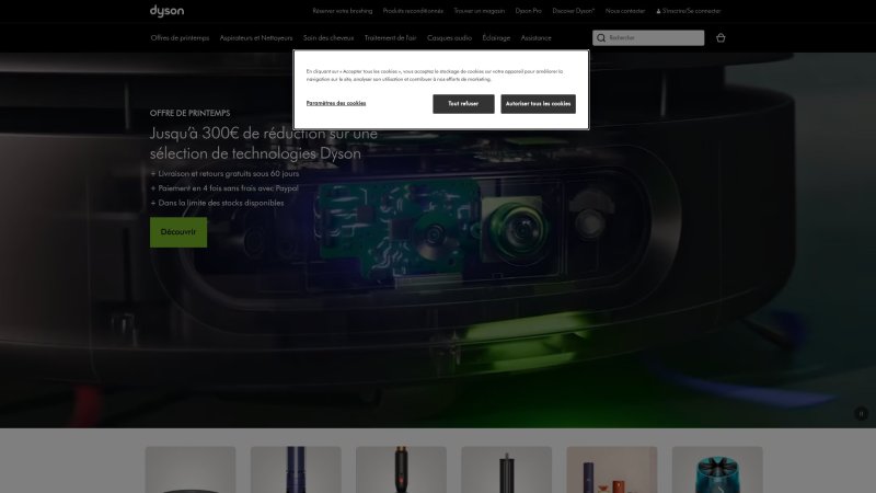 Capture d'écran de Dyson V8 Car