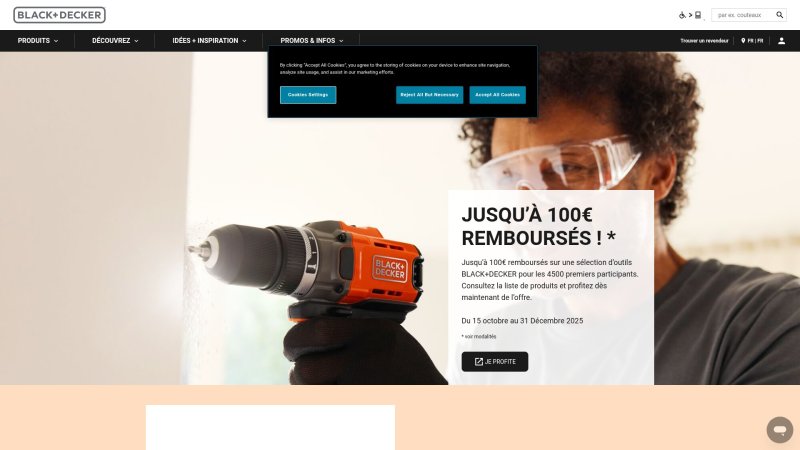 Capture d'écran de Black+Decker Dustbuster Auto