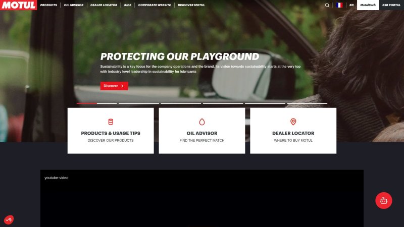 Capture d'écran de Motul 8100 X-cess Gen2