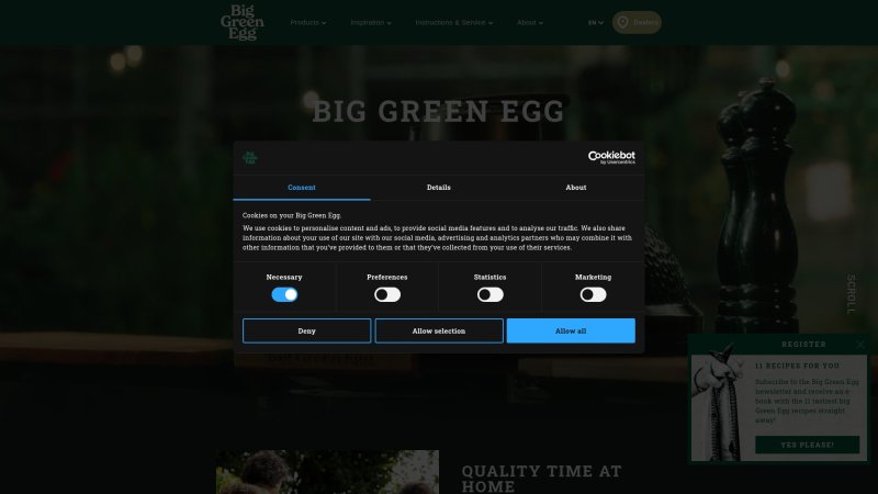 Capture d'écran de Big Green Egg Medium