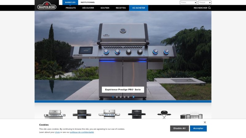 Capture d'écran de Napoleon Charcoal Kettle