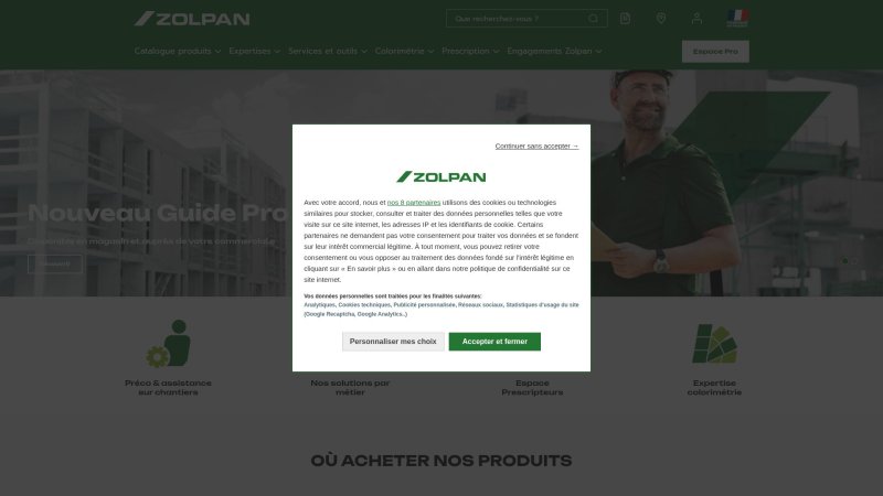 Capture d'écran de Zolpan Aqua Mat