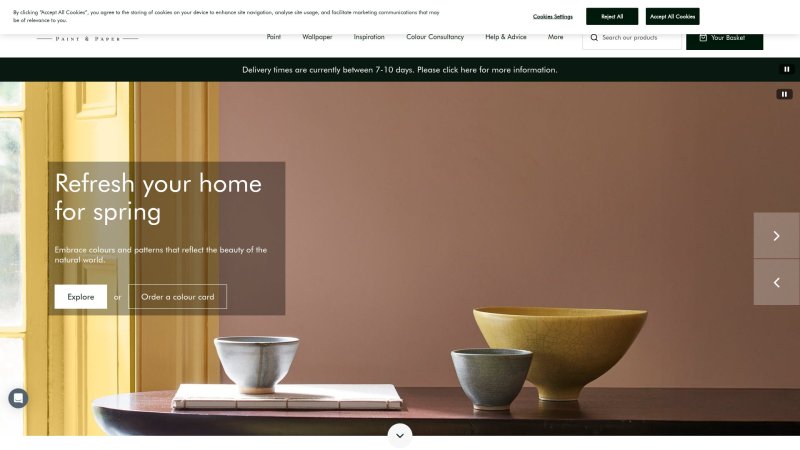 Capture d'écran de Little Greene Intelligent Matt