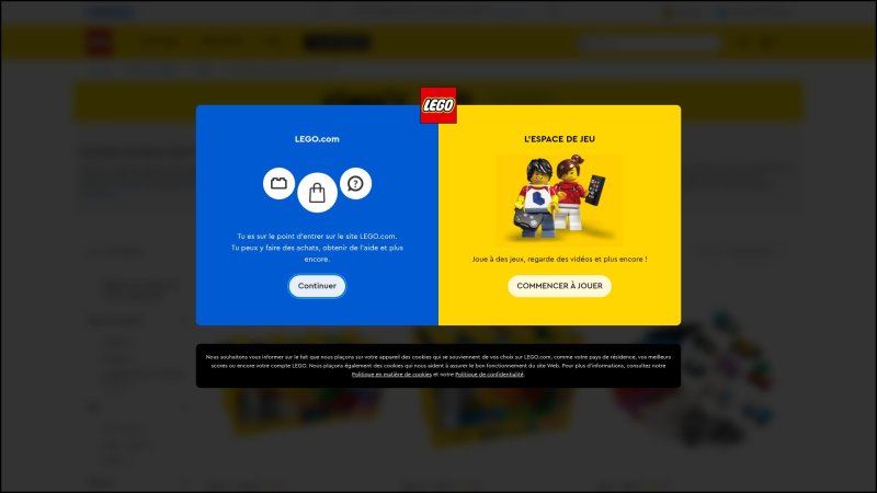 Capture d'écran de LEGO Classic