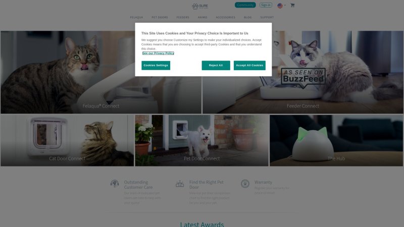 Capture d'écran de Sure Petcare Surefeed